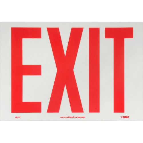 Glo-Brite Exit Sign - Vinyl