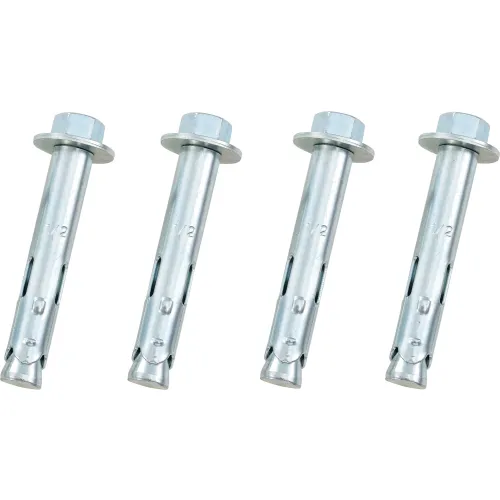 Global Industrial 1/2" x 3" Sleeve Anchor, Set Of 4 WB940379