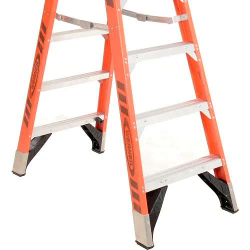 6 in Wd, 5 1/4 in Ht, Aluminum Ladder Tray - 784FA3