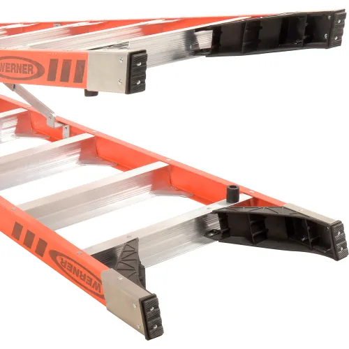 6 in Wd, 5 1/4 in Ht, Aluminum Ladder Tray - 784FA3