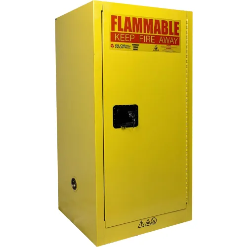Global Industrial™ Flammable Cabinet, Manual Close Single Door, 16