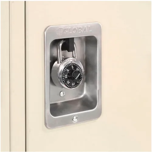 Master Lock Built-In Combination Lock for Lockers with Lift Handles