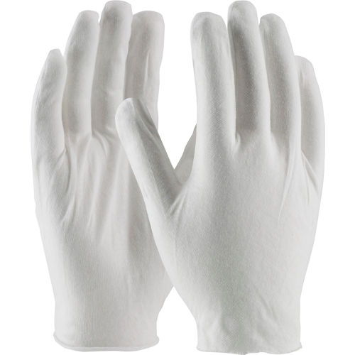 PIP&#174; 97-500J CleanTeam&#174; Jumbo Prem Lt Weight Inspect Gloves Cotton Lisle Unhemmed Men's