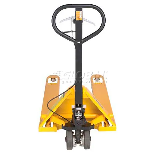 Wesco® Manual Pallet Jack with Hand Brake, 5500 lb. Capacity, 27"W x 48