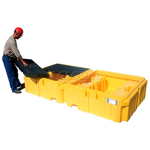 UltraTech Ultra-Twin IBC Spill Pallet® 1144 with Drain