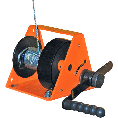 Hand Operated Standard Gear Winch 600 Lb. Capacity