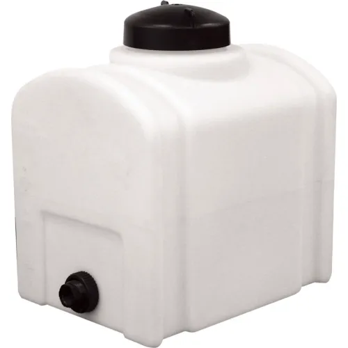 RomoTech 8 Gallon Plastic Storage Tank 82123879 - Domed with Flat