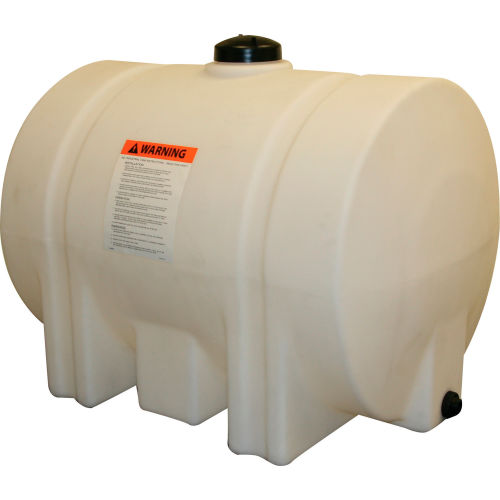 RomoTech 125 Gallon Plastic Storage Tank 82123949 - Round with Leg Supports