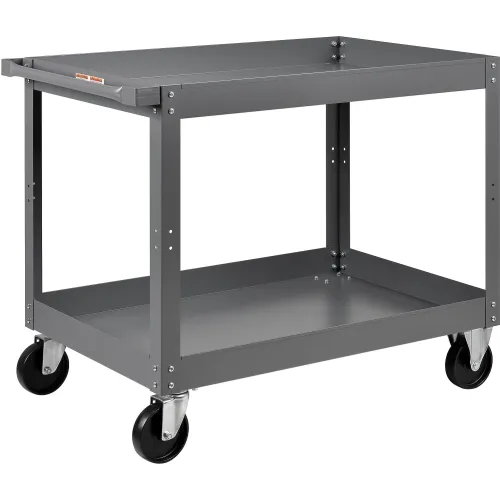 Global Industrial™ Steel Stock Cart w/2 Shelves, 800 lb. Capacity