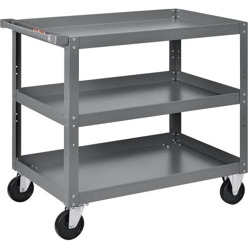 Global Industrial Mobile Steel Work Table, 36 x 24 x 30, 1 Shelf