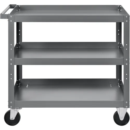 Global Industrial Mobile Steel Work Table, 36 x 24 x 30, 1 Shelf