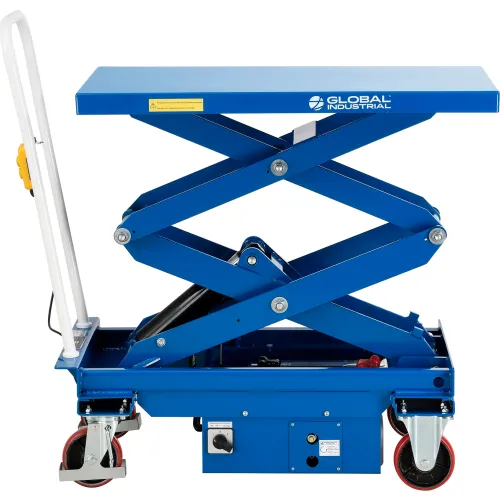 Global Industrial™ U-Shape Power Scissor Lift Table, 59 x 50, 2200 Lb.  Capacity