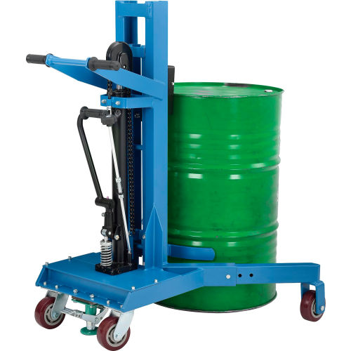 Hydraulic Drum Transporter & Lifter 1100 Lb. Capacity
																			