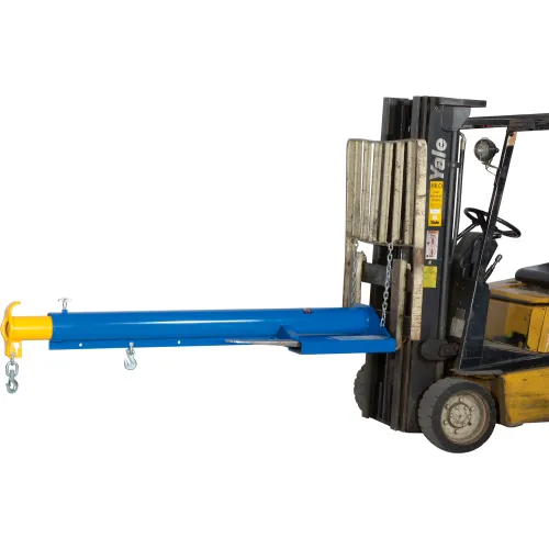 Fork Mounted Adjustable Hoist Jib Boom Crane 6000 LB Lift Capacity