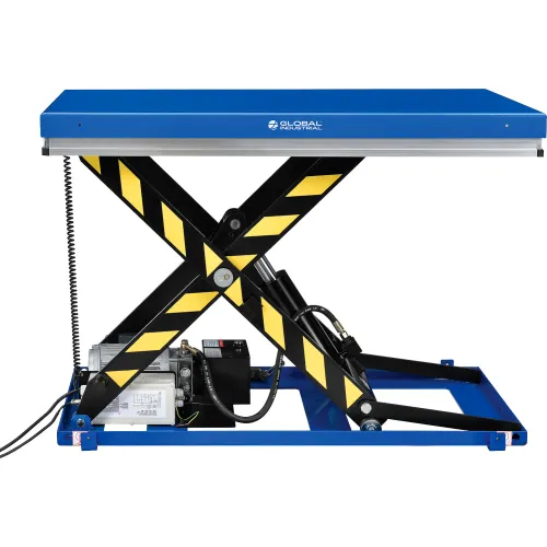 Global Industrial™ Power Scissor Lift Table, Hand & Foot Control