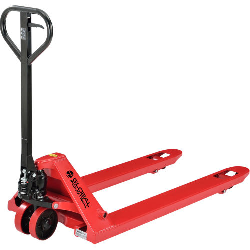 Best Value Standard Duty Pallet Jack Truck 5500 Lb. Capacity - 27 x 48 Forks