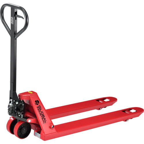 Best Value Standard Duty Pallet Jack Truck 5500 Lb. Capacity - 21 x 48 Forks