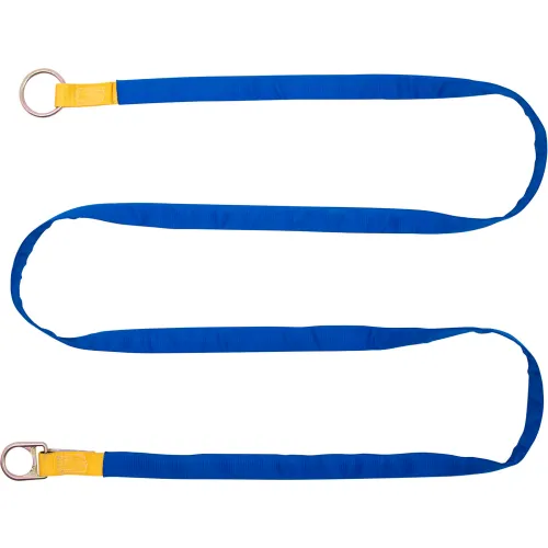 Werner® Cross Arm Strap, 25'L, Web, O Ring & D Ring