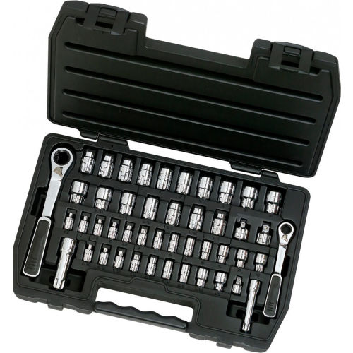 Gearwrench® 46 Piece PassThru™ 6 Point SAE/Metric Tool Set With 1/4
