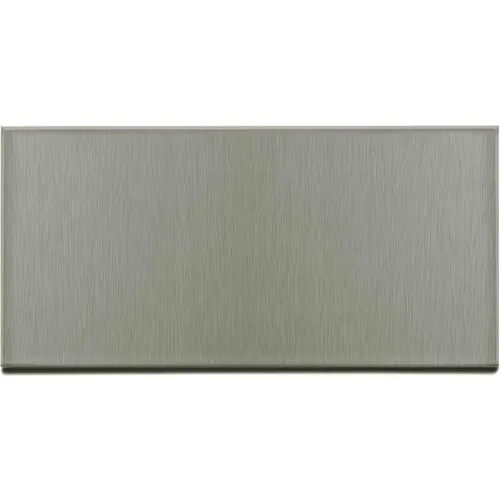 Aspect Metal Peel and Stick Brushed Stainless Metal Wall Tiles