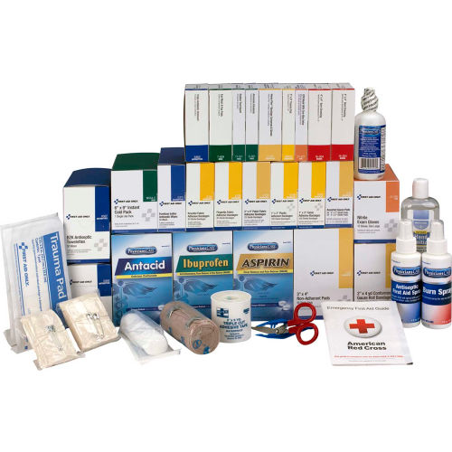 First Aid Only&#8482; 90625 First Aid Refill w/Meds For 4 Shelf Kit, ANSI Compliant, Class B+