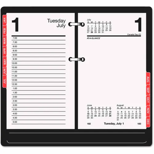 At-A-Glance Desk Calendar Refill, 3 1/2 x 6, 2020, #MDCREFILLS