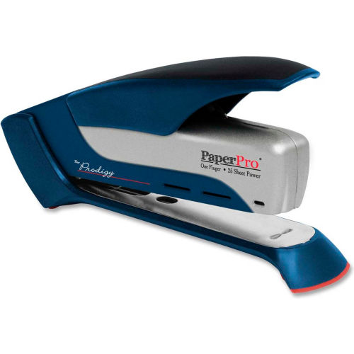 PaperPro® Prodigy Stapler, 25 Sheet Capacity, Metallic Blue/Silver