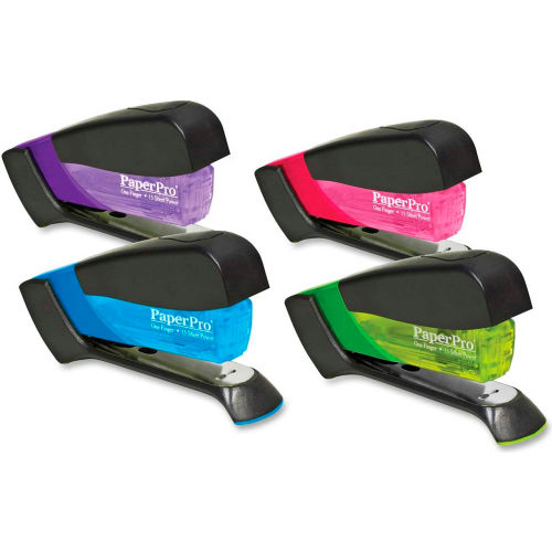 PaperPro® Compact Stapler, 15 Sheet Capacity, Assorted