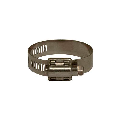 Apache 48008518 3-1/8" - 5" 301 Stainless Steel Worm Gear Clamp w/ 9/16" Wide Band
