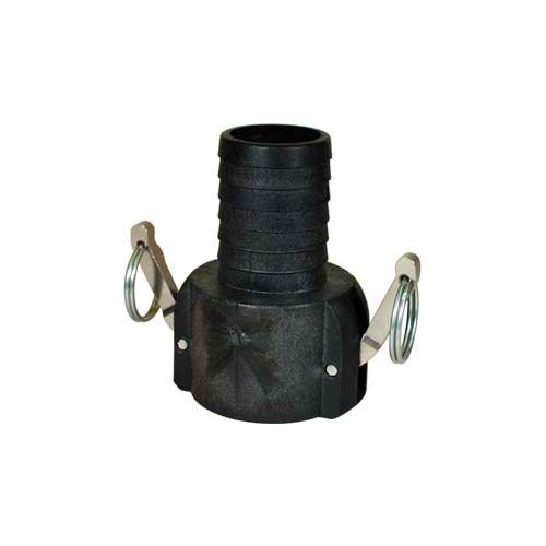 2" C Polypropylene Cam and Groove Coupler x Hose Shank