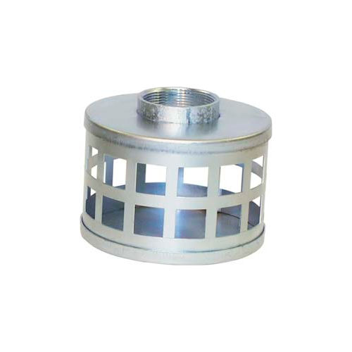 3" FNPT Plated Steel Square Hole Strainer