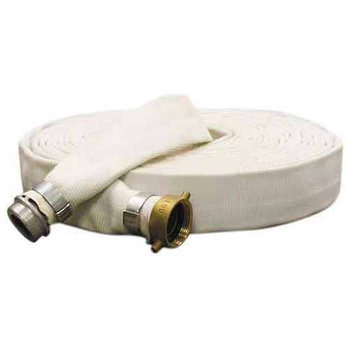 2-1/2" x 50' Mill Wash Down / Discharge Hose Coupled w/ M x F Aluminum Short Shanks