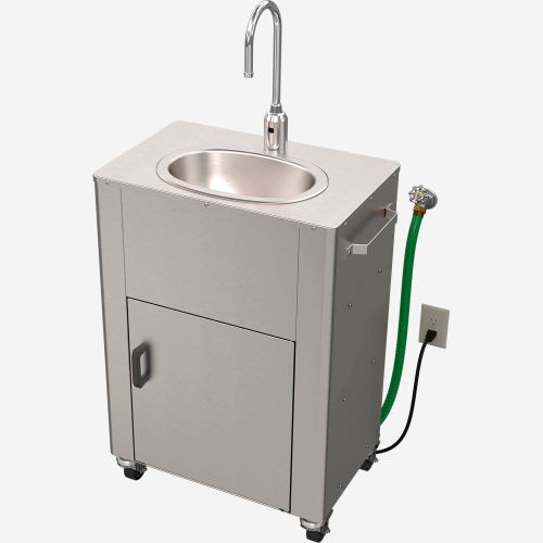 Acorn Deluxe Portable Sink, Water Heater,Tank Waste, 22 Gauge, 304