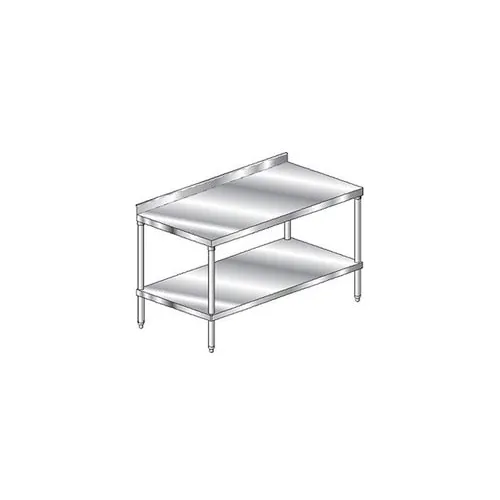 Aero Manufacturing 304 Stainless Steel Table, 72 x 30", Undershelf, 23