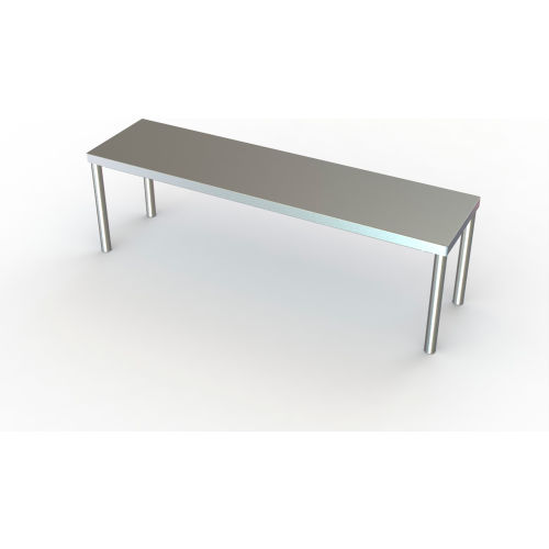 Aero Manufacturing Riser Shelf W/ 430 Stainless Steel, 48&quot;W x 12&quot;D