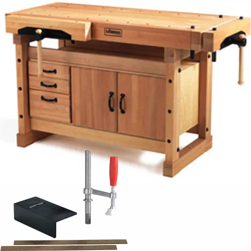 Sjobergs Elite 1500 Workbench Combo, SM03 Cabinet, Free Accessory Kit ...