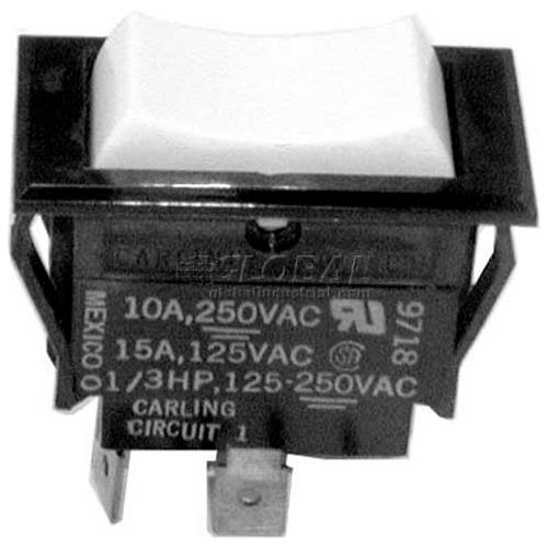 Rocker Switch 7/8 x 1-1/2" DPDT Ctr-Off For Jackson, JAC5930-301-50-00