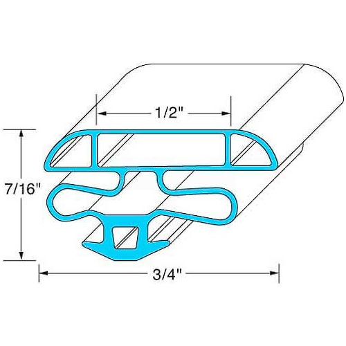 Door Gasket For Delfield, DELMCC15742