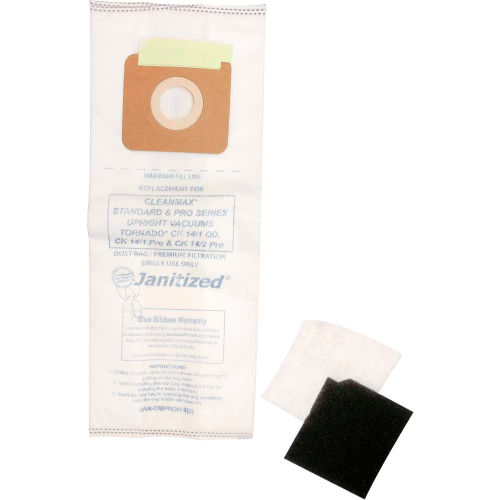 Tennant High Efficiency Vacuum Bag for Tennant VSMU14 Includes