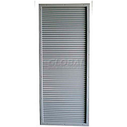 CECO Door Louver Kit, Galvannealed Steel, 12"W X 24"H