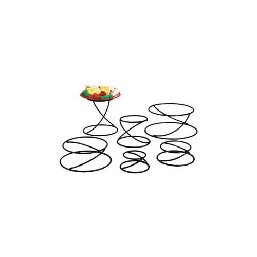 American Metalcraft LWUS6 - Riser Stand Set, Black Wrought Iron