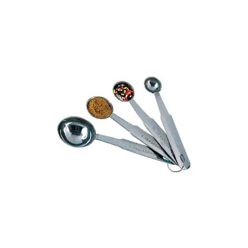 Stainless Steel Measuring Spoon Set (1/4, 1/2, 1 Tsp, 1 Tbsp) 