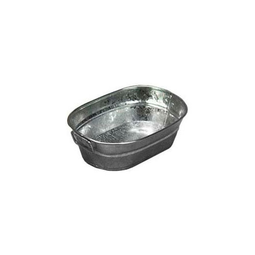 American Metalcraft MTUB69 - Tub, 9 x 6, Side Handles, Galvanized Tin