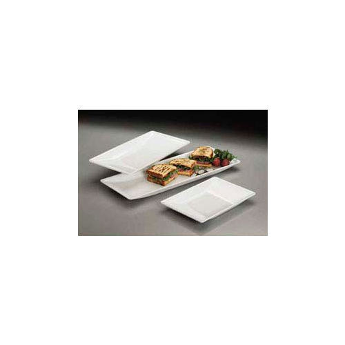 American Metalcraft TRPZ23 - Serving Platter, 23", Trapezoid, Slim Rim