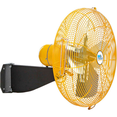Airmaster Fan DJ-WMF30-2SPH-DC 30 Inch Wall Fan, Yellow 1/3 HP 6915 CFM , Non-Oscillating