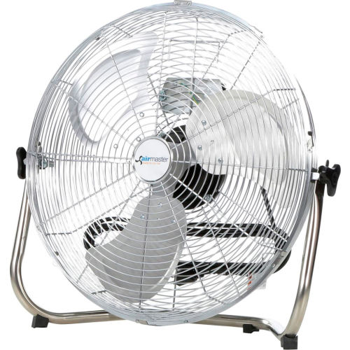 Airmaster 20" Workstation Fan w/ Low Stand, Open Drip Proof Motor, 5,950 CFM, 1/5 HP