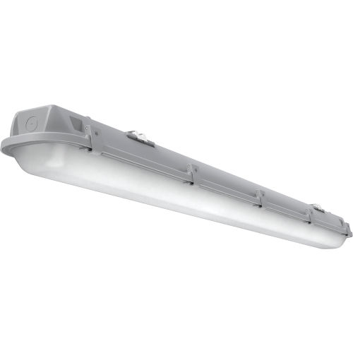 Lithonia Lighting® CSVT Low Bay Vapor Tight LED Strip Light, 48"L, 4000K, 5000 Lumens, Gray
