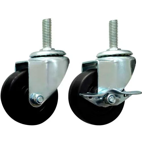 Locking Caster for PL Pipe Rack System 3" Diameter