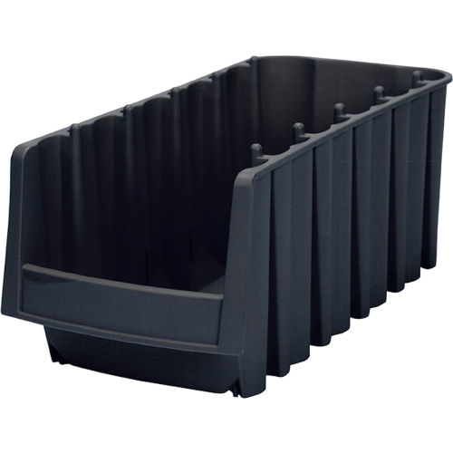 Akro Bins Plastic Economy Bin 30778BLACK - 8-3/8"W x 17-7/8"D x 7"H - Pkg Qty 8