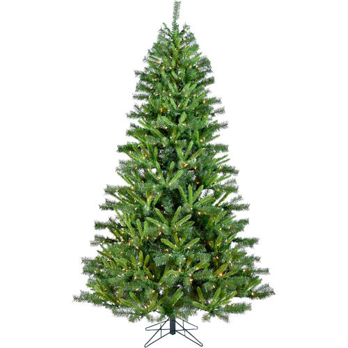 Christmas Time Artificial Christmas Tree - 7.5 Ft. Norway Pine - Clear Smart Lights
